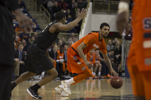 Michael Gbinije and the rest of the Orange still has a lot to play for despite its self-imposed postseason ban. It has a chance to define its season in its remaining games. 