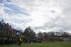 Syracuse Soccer Stadium exceeded it's maximum capacity of 1,500 on five occasions last season, forcing fans to watch on the hill. 