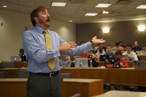 Dennis Deninger has been teaching “SPM 199: The Super Bowl: Sport, Culture and Entertainment” for six years.