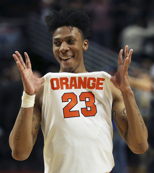 Malachi Richardson was taken by the Sacramento Kings via the Charlotte Hornets in the first round of the NBA Draft.