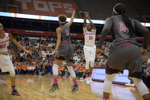 Gabby Cooper, a freshman guard, finished with 18 points on six 3-pointers to keep SU in the game. 