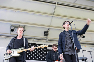 Joywave performs at Mayfest at in Walnut Park.
