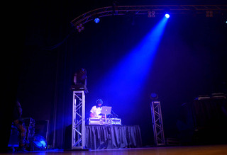 DJ Maestro kept the crowd energetic and dancing while they waited for the show to start, playing club bangers such as“Fight Night” and “Energy.
