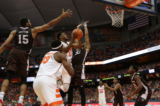 St. Bonaventure held Syracuse under 60 points for the first time this year. 